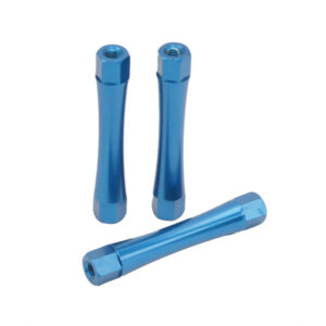 LRP ALUMINIUM WING MOUNT BRACES/ BLUE/ S8 TEAM 132286