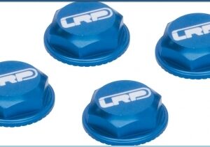LRP COVERED WHEEL NUT , BLUE/ 4PCS 132593