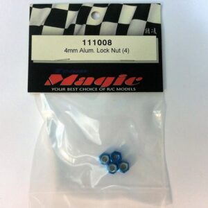 Team Magic 4mm ALUM. LOCK NUT (4) TM-111008