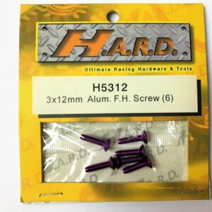 Team Magic 3*12mm ALUM.F.H. SCREW(6) TM-H5312