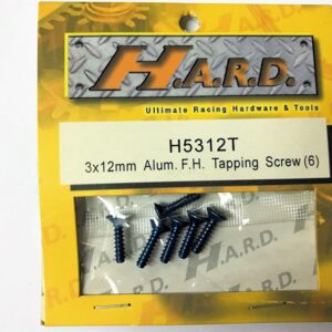 Team Magic 3*12mm ALUM F.H.TAPPING SCREW TM-H5312T