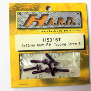 Team Magic 3*15mm ALUM.F.H.TAPPING SCREW TM-H5315T