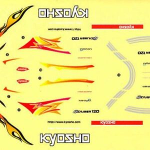 KYOSHO CALIBER  DECAL /Caliber 120  CA0016C