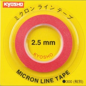 MICRON TAPE 2.5mm*5M RED 1843R