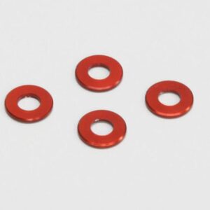 Aluminum Color (3x6x0.5mm/Red/4pcs) 97041-05R