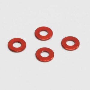Aluminum Color (3x6.5x0.75mm/Red/4pcs) 97042-075R