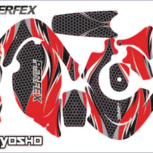 Radio Skins Decal(Red/for KT-18) 36270R