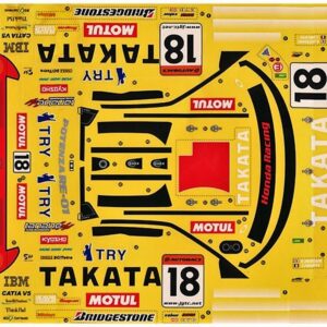 DECAL SET TAKATA DOME NSX 39268-1