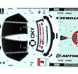 SPONSOR DECAL 9ARTA NSX GT500) 39287-1
