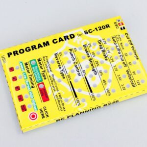 Program Card for SC-120R  R246-8342
