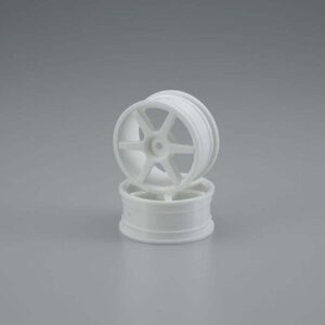 WHEEL/6 SPOKE-WHITE/24mm VZH001W