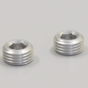 10mm Screw Cap (Silver/2pcs)  FM338S