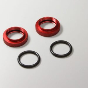 SHOCK ADJUSTABLE NUT/RED/2PCS  FM364R
